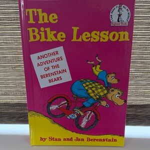 The Bike Lesson by Stan and Jan Berenstain - Pink Cover
